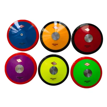 Poids Lancer 1kg Vinex High Spin - Disque Lancer Athlétisme - 1kg - Rouge - Compétition Et Entraînement Disque De Lancer