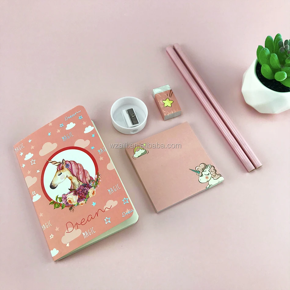 Kids Pen Notebooks Stationary Sets School Supplies in a Box Office Paper Stationery School Supplies Stationery Gift Set for Kids