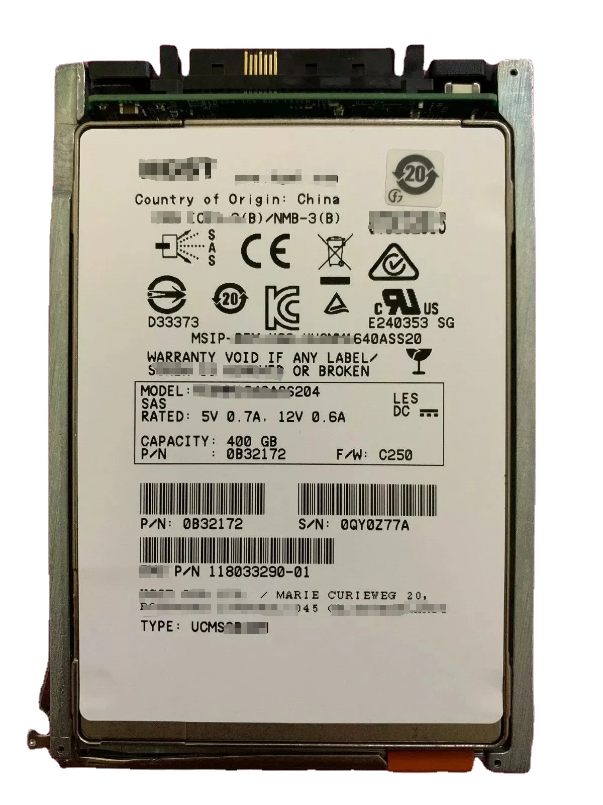 かんせ ①SoundXtra ST30-FS Dell Enterprise Plus 0KN4X / Seagate Constellation ES.2