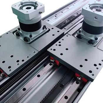 Gear Rack Pinion Linear Slide Motion Guide XY Stage Linear Rail With Gear Rack