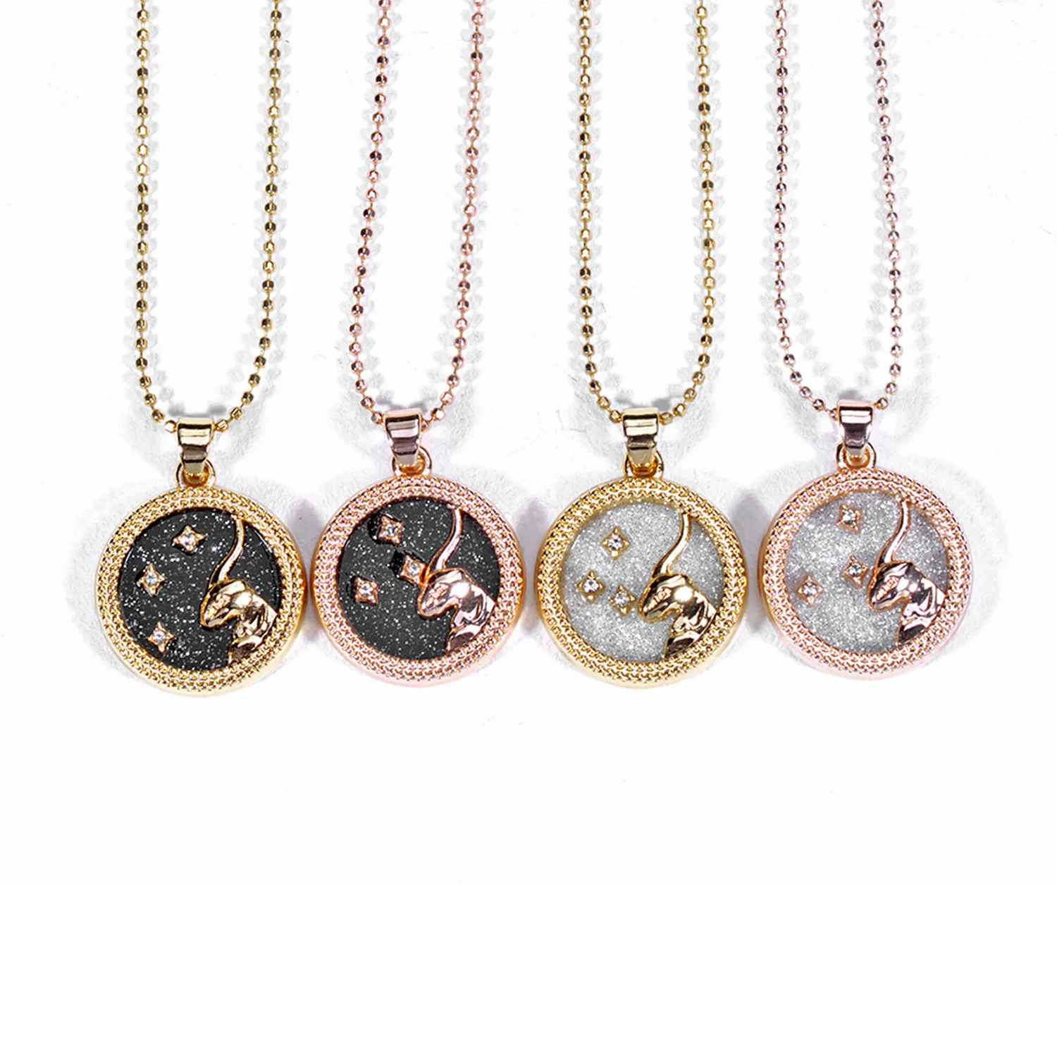 zodiac couple necklace