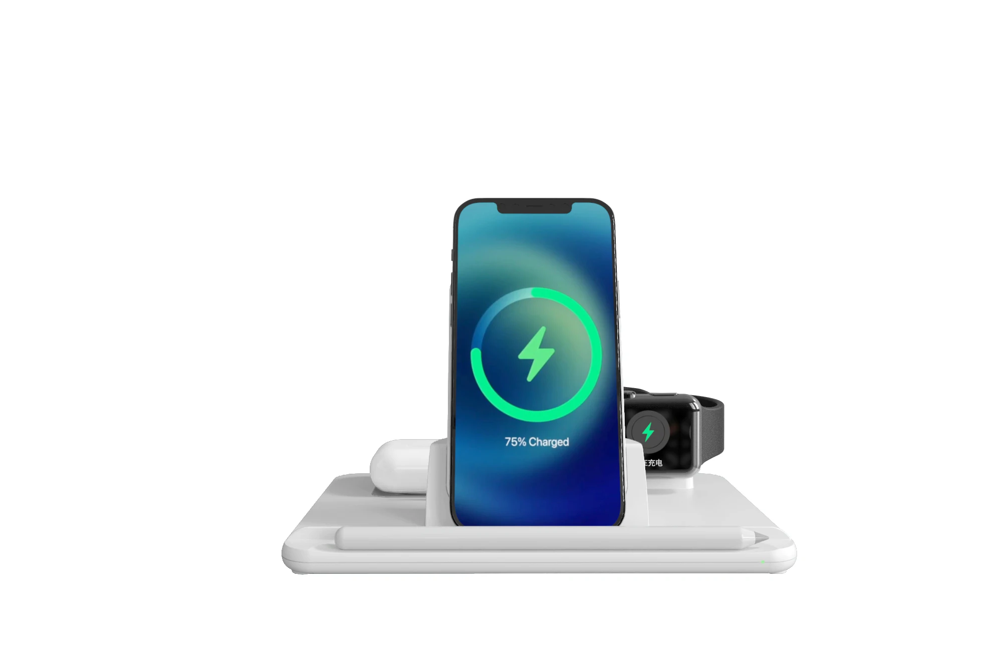 Для iPhone 13 Лидер продаж 5 в 1 Беспроводное зарядное устройство Прямая поставка быстрая зарядная станция для мобильного телефона
