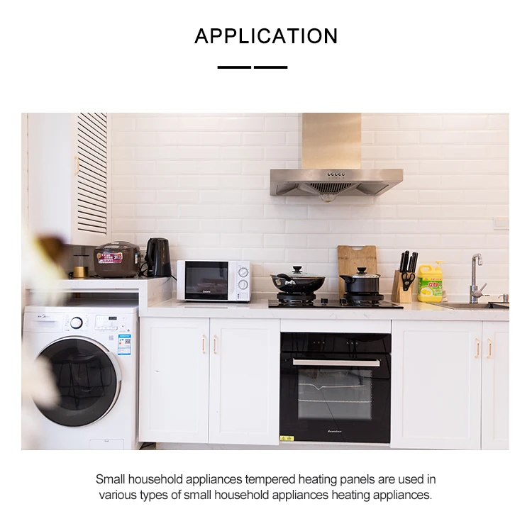 Tempering heating plates for small household appliances are used in various types of heating devices for small household applian