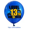 ballons bleus 10pcs - 13ème
