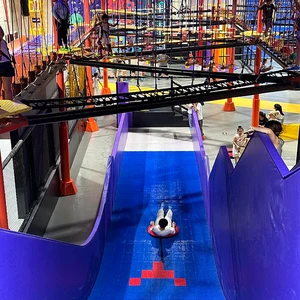 Commercial Indoor Trampoline Park for Kids Adults-Custom Design Galvanized Steel Construction >500kg Capacity for Entertainment
