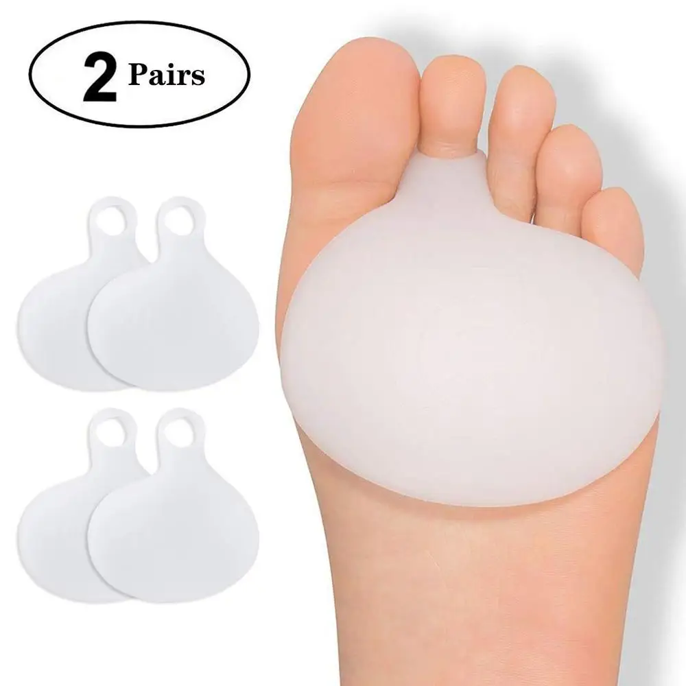Metatarsal Sleeves Ball of Foot Soft Cushion Pedimend Metatarsal Gel Cushion Relieve Ball of Foot Pain Mortons Neuroma Support Pressure Relieving Foot Pads Metatarsalgia Padding Insoles 