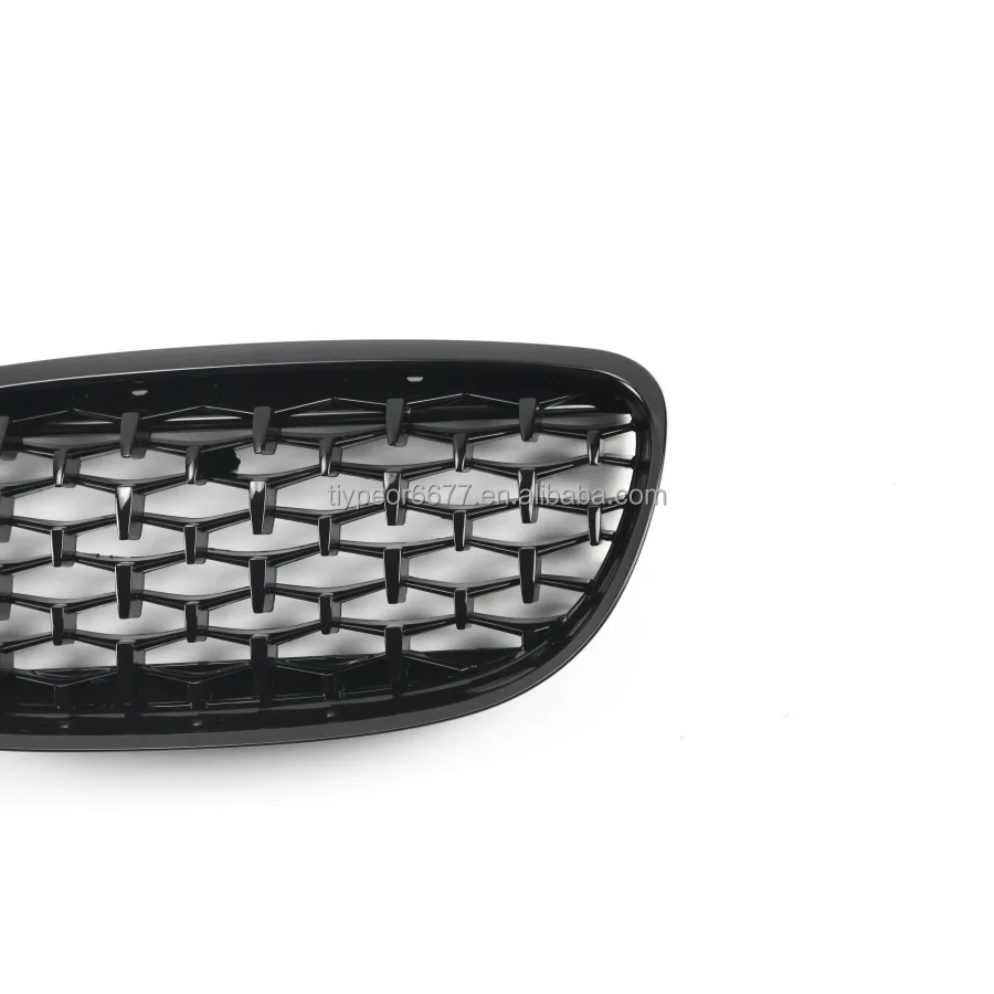 product tiypeor diamond style gloss black kidney grille grill for bmw e90 e91 3 series 2009 2010 2011-4