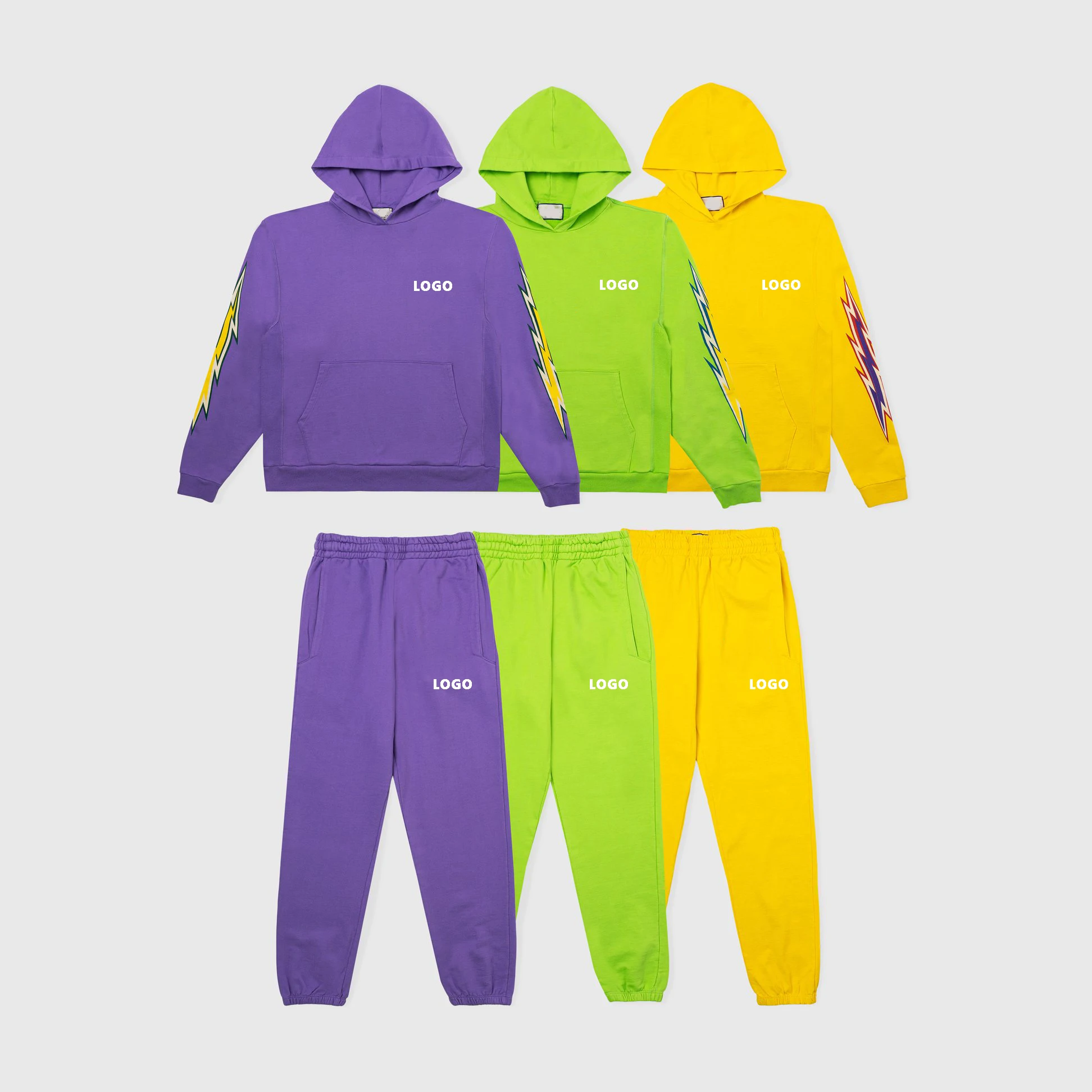 Wholesale Custom Printing Logo Cotton Unisex's Sweatpants And Hoodies Set  Oem Winter Solid Color Pullover Jumper Blank Hoodie With Pocket From  m.