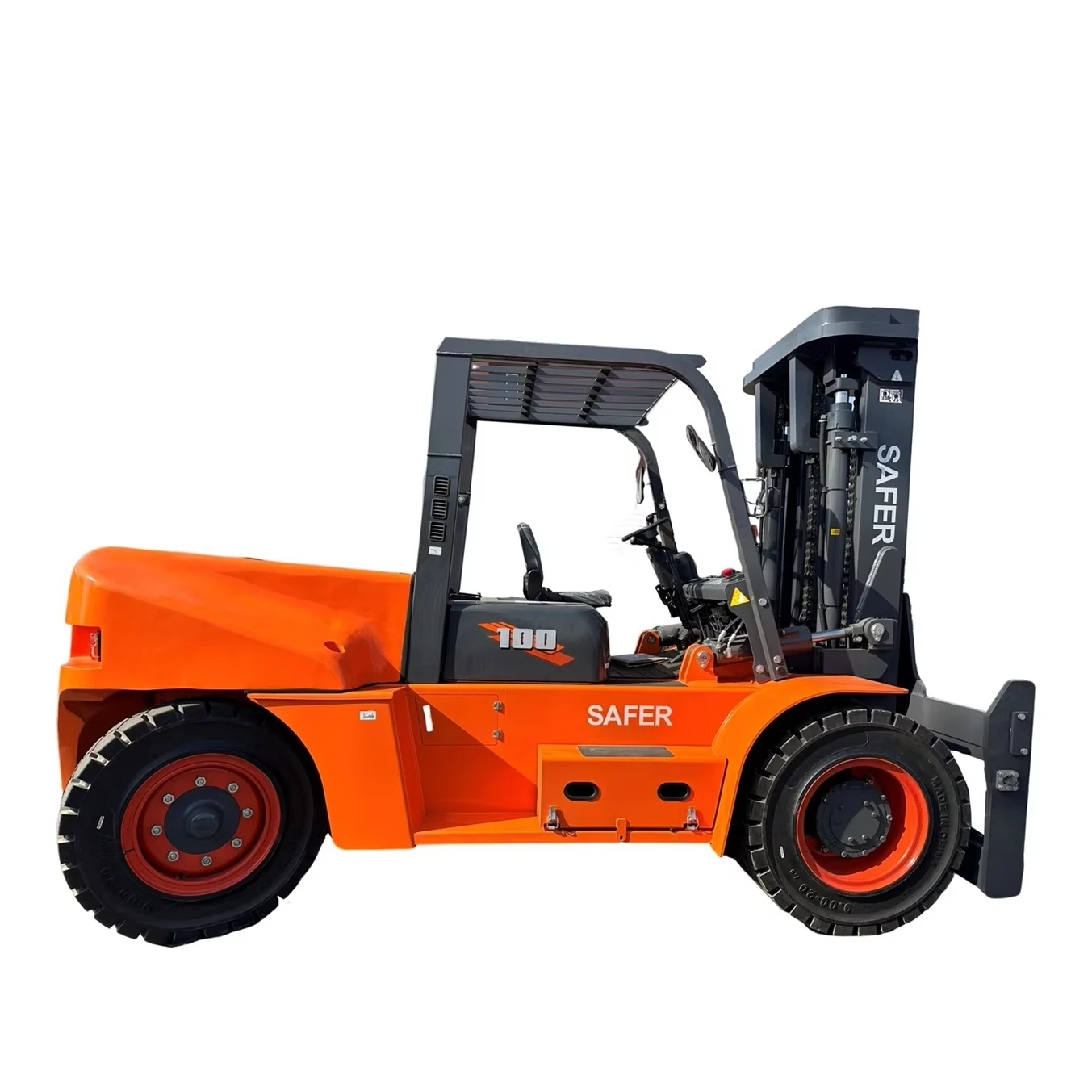 New Diesel Forklift 10-12 Tons Made in China CE Certified with 3000-5000mm Lift Height Mechanical/Automatic Transmission SAFER