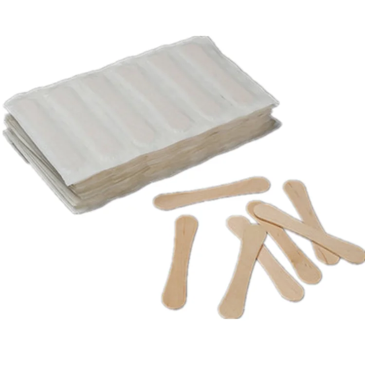 Деревянная ложка для мороженого Birchwood ложки дегустации одноразовые квадратные