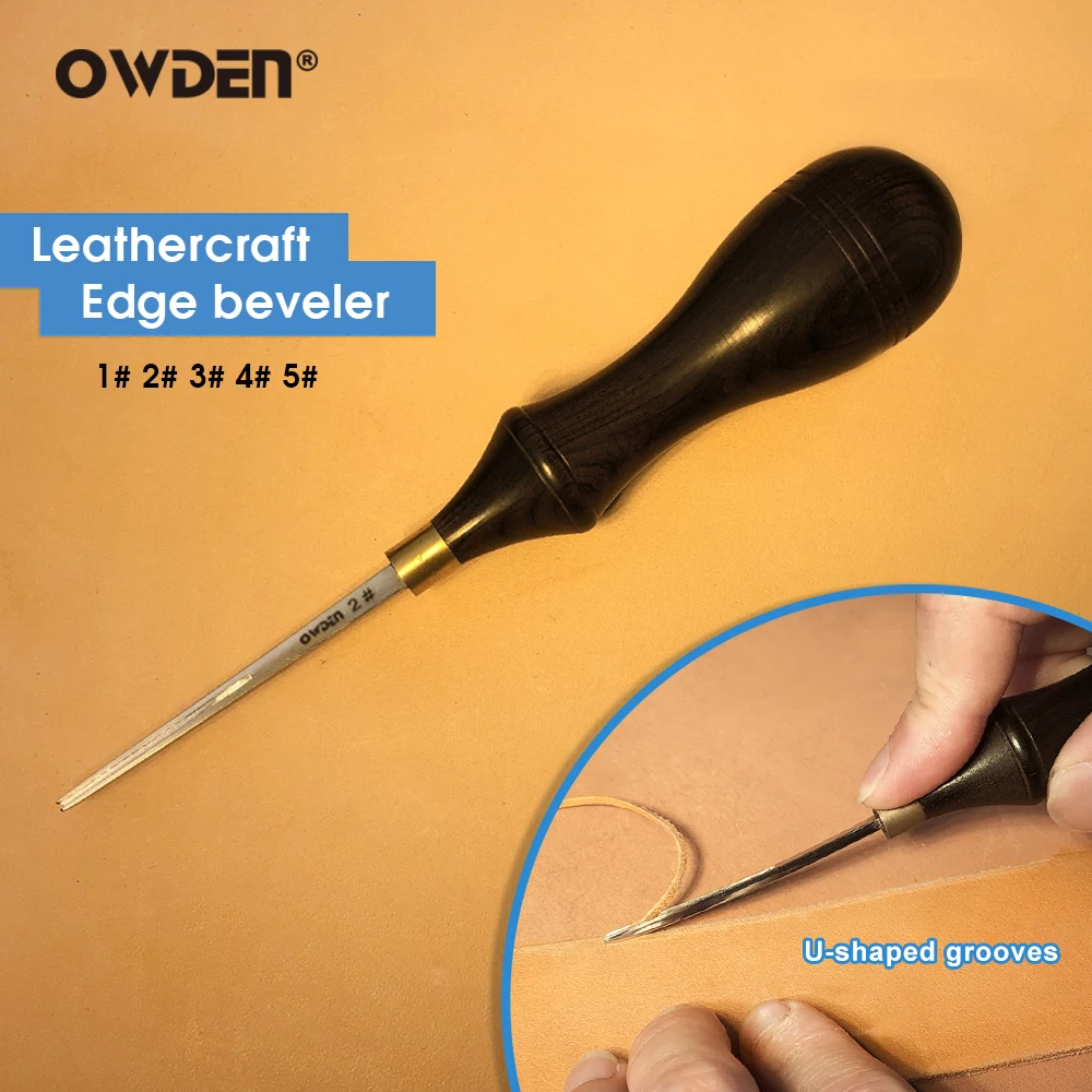 Owden Professional Leather Edge Bevelers: Versatile Sizes for