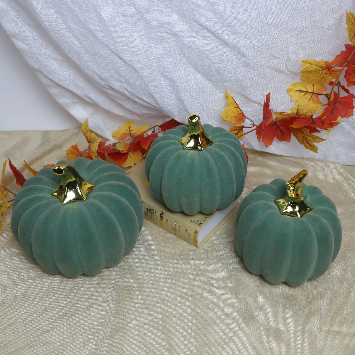 Halloween Decoration Custom Pumpkins Home Decoration Artificial Craft Halloween Ceramic Pumpkin