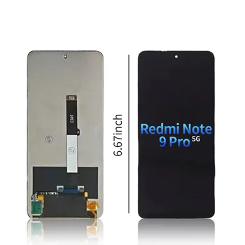 Original Cell Phone Screen For Redmi note9 pro 5G LCD Display Touch Digitizer Replacement Parts For Redmi note9 pro 5G LCD