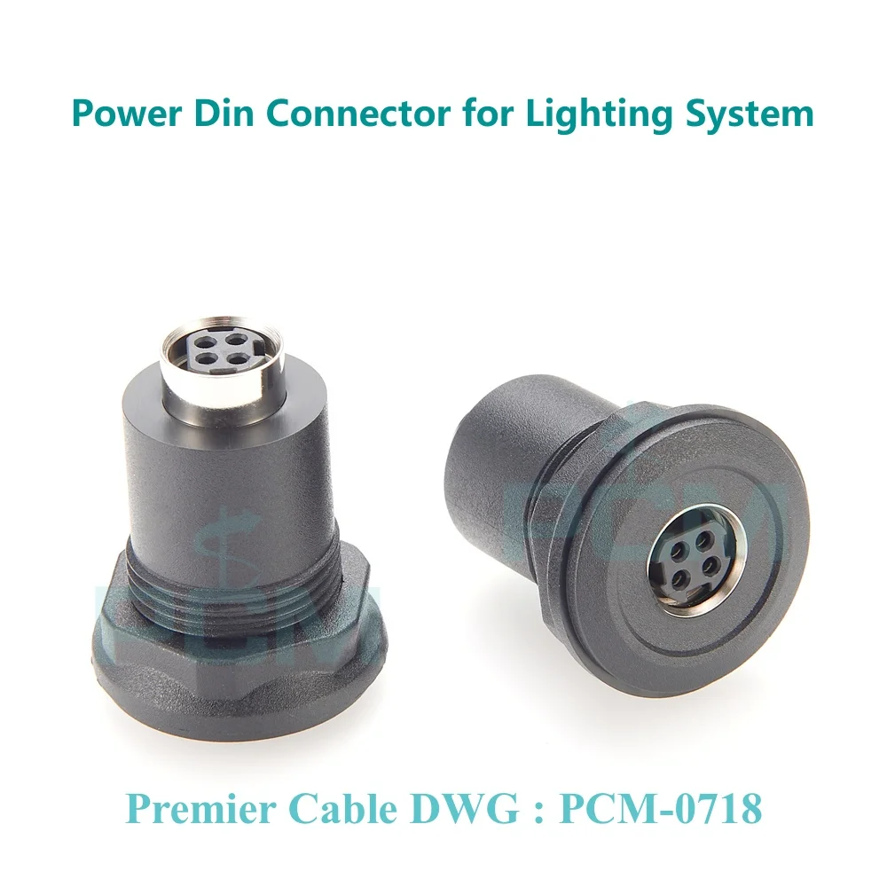 Lighting Power Din 4 Pin Connector - LED Control Adapter