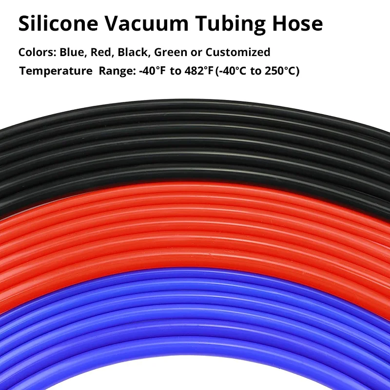 Factory Custom High Performance Silicone Coolant Radiator Hose Tube High Temperature Food Grade Silicone Vacuum Hose