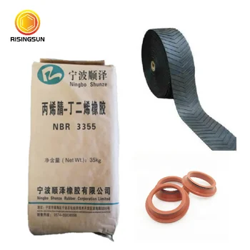 China producer conveyor belt used rubber raw material NBR for rubber industry grade