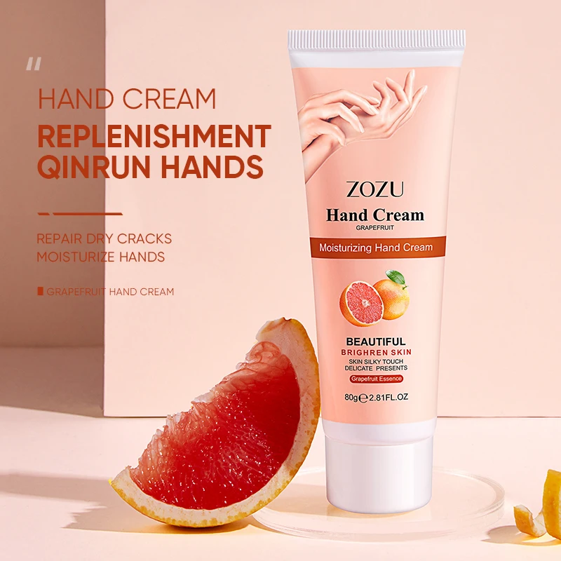 ZOZU, натуральный органический веганский экстракт растений, отбеливающий крем для рук, увлажняющий крем для рук с авокадо, роза, крем для рук