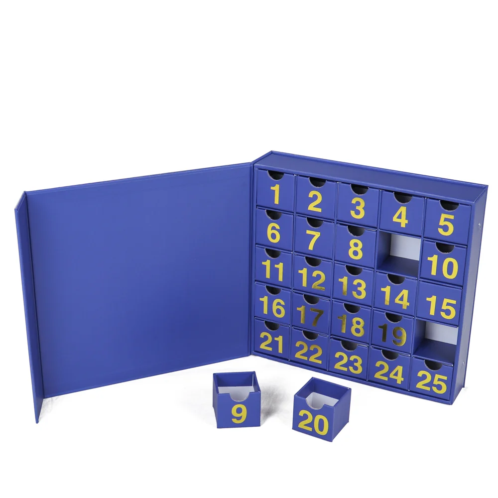 Wholesale Custom Advent Calendar Countdown Box Paper Advent Calendar