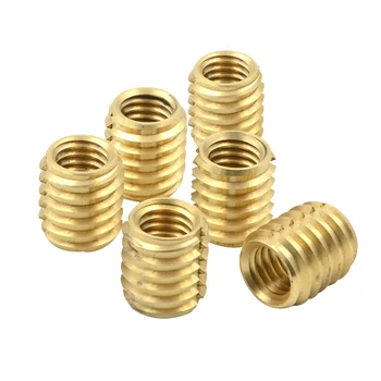 Self Tapping Inserts For Plastic Screws Brass Tube Insert With Internal ...