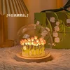 Circular tulip lamp