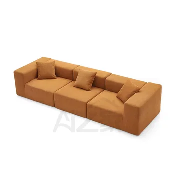 SHANGHONG Modern Living Room Furniture Sectional Couch Modular Vacuum Packing Compressed Floor Sofa Set