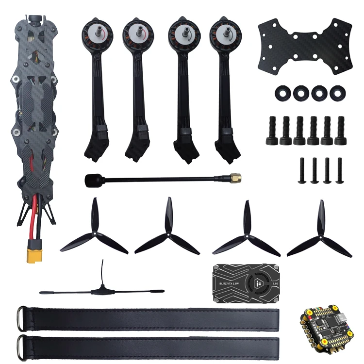 新品未開封 FPV Racing Drone セット ブラシレス 5inch FPV Freestyle Drone DJI O4 lite PNP/ELRS/TBS for Long