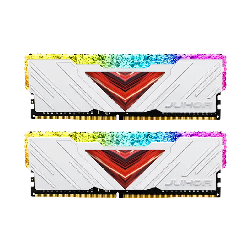 JUHOR 16GB DDR4 RAM Kit (8GBx2) 3200MHz RGB DIMM - Dual Channel