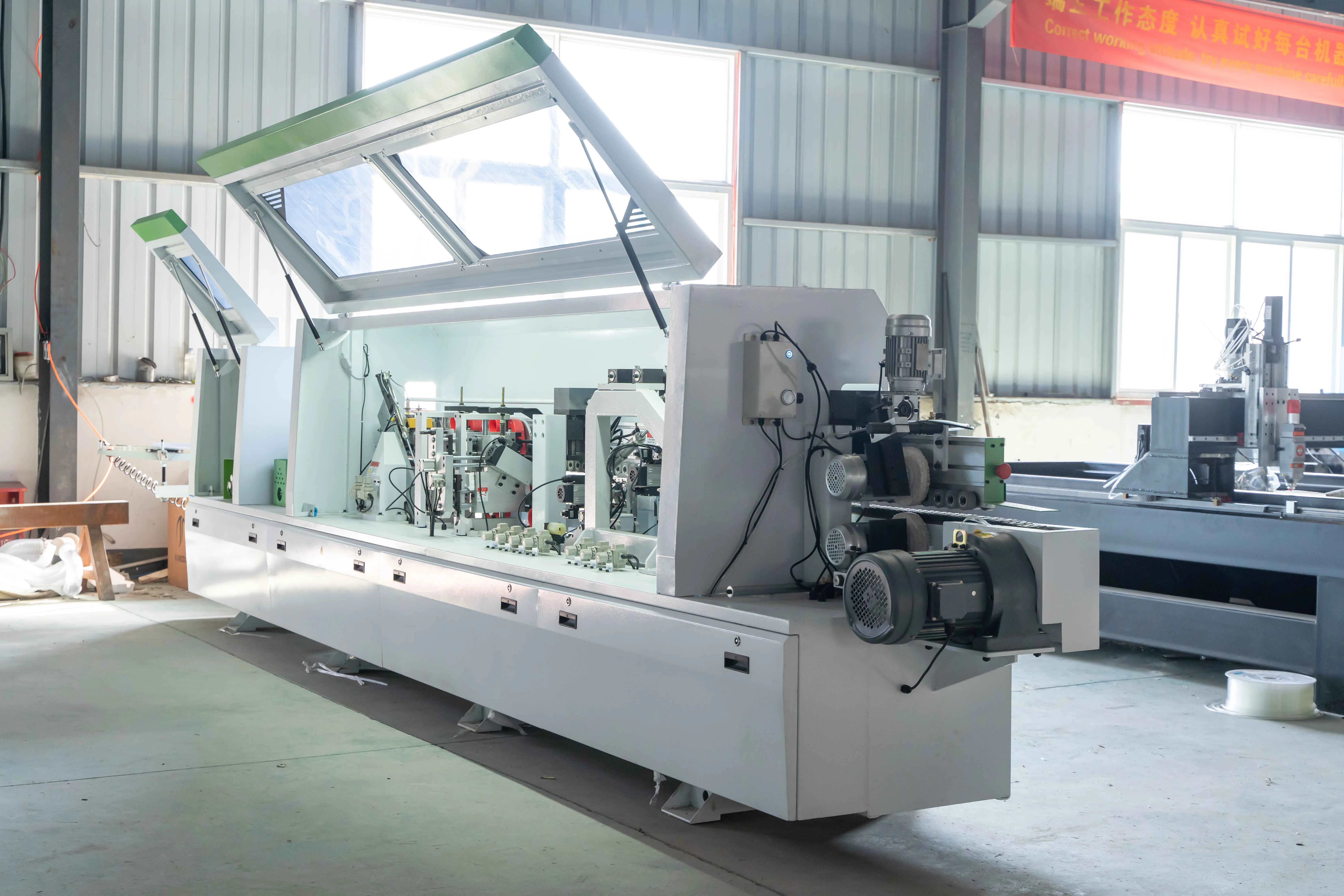 Alibaba.com: Automatic 45-degree edge bander for MDF/PVC with conveyor ...