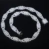white-silver-Moissanite