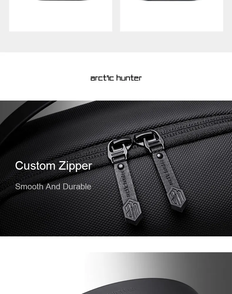 Arctic Hunter New Arrival Wholesale Crossbody chest Bag Black Grey Shoulder Bag Waterproof sling bags for men