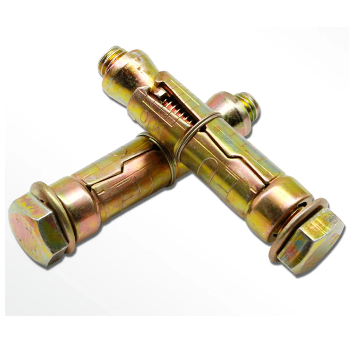 Chain Link Fence With Ground Screw Anchor Door and Strap Handles Expanding Bolt Gun for Hollow Wall J Type L Foundation