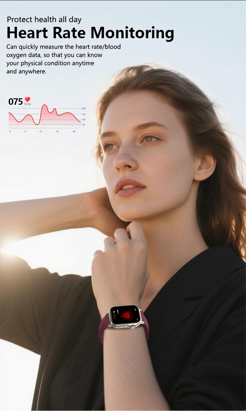 2026 Cheap C11 Smartwatch BT Call 2.01inch Screen Heart Rate Blood Oxygen Sports Relojes Smart Watch for Ladies