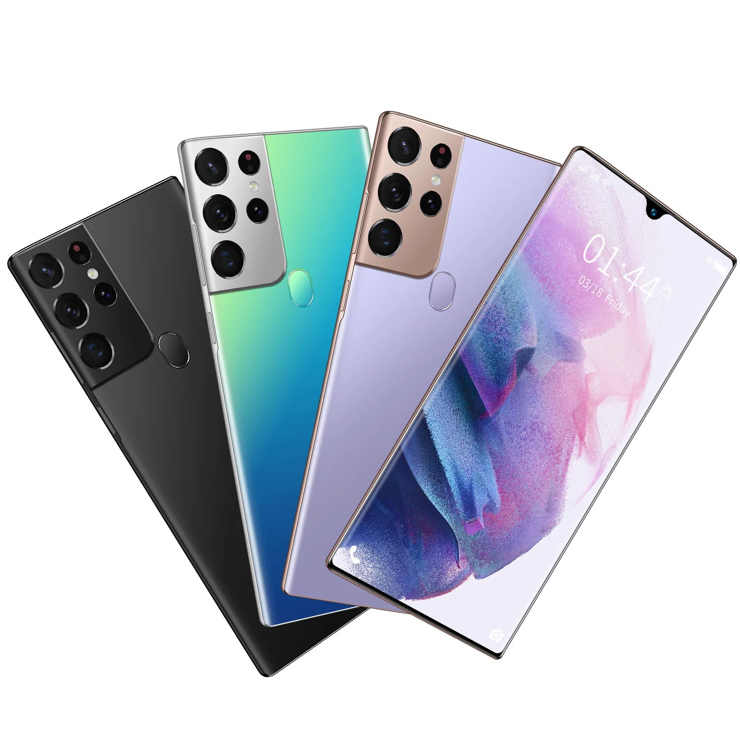 
 Смартфон S21U, мобильный телефон 6,9 дюйма, разблокировка экрана, сотовый телефон Android  