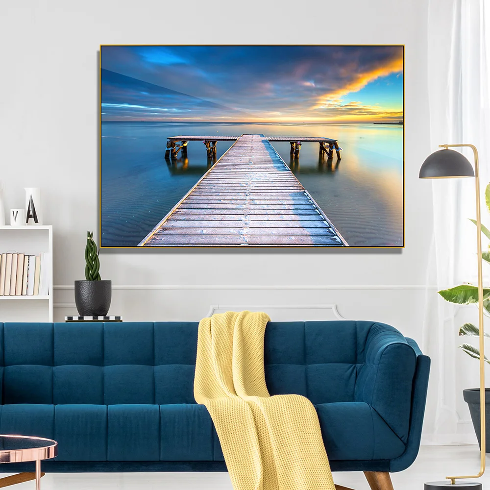 Factory Directly Home Decoration Glass Wall Art Painting Frameless