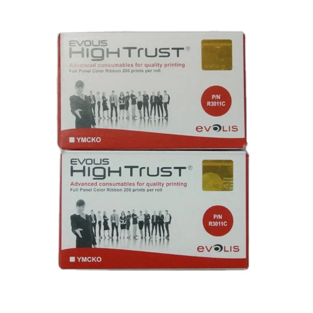 Evolis R3011 YMCKO Ribbon for Pebble4 & Dualys3 Printers