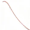 Placcato oro rosa/catena a onda d'acqua/40 cm/0,9 g/NS103