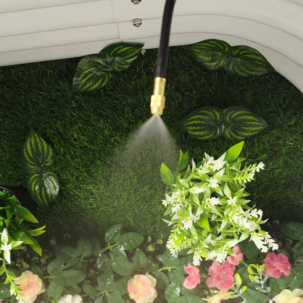 EeeKitOnline DIY Universal Misting System Kit - Garden Watering, Patio Cooling, Dust Control
