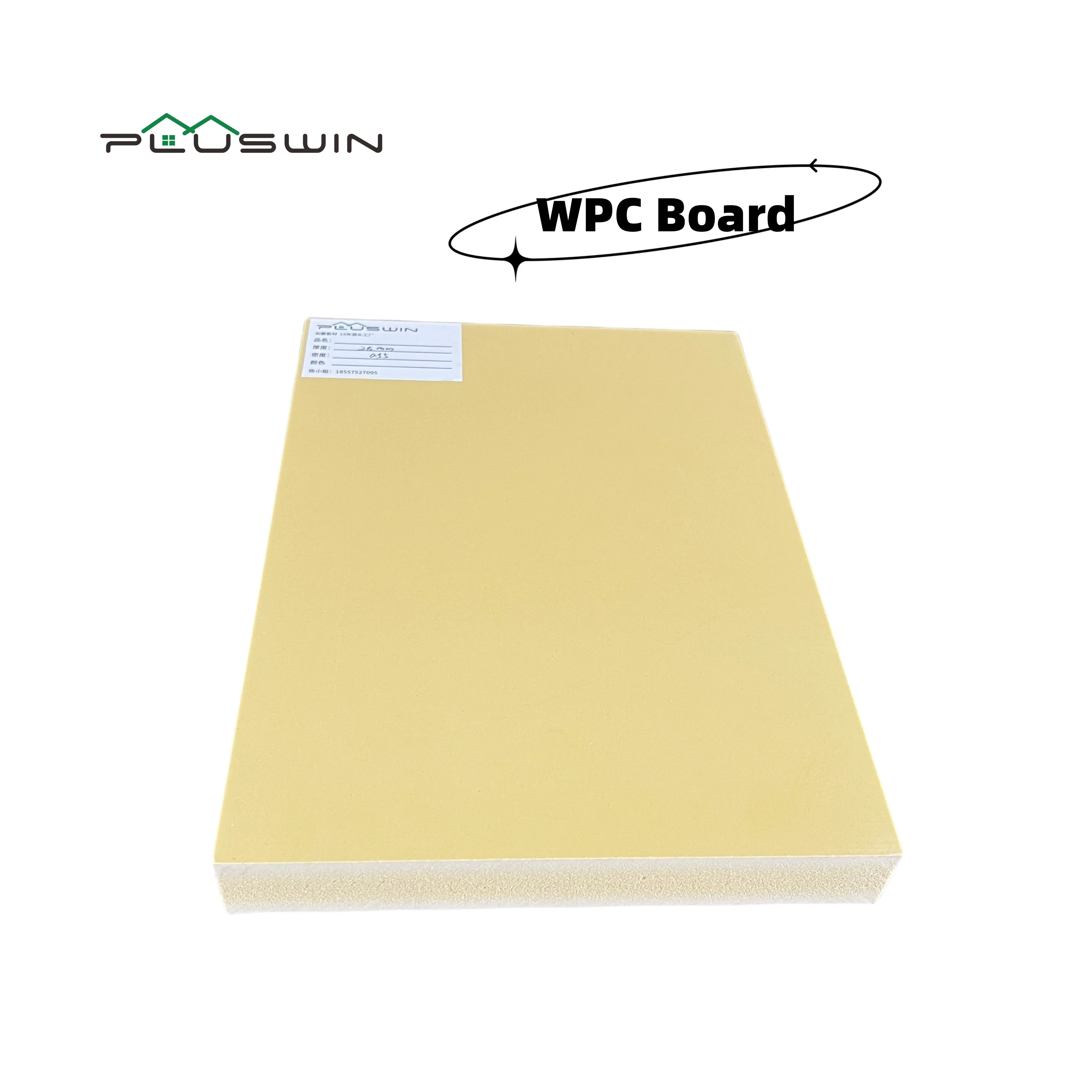 High Screw Capacity WPC Plastic Sheets WPC Board WPC Sheet