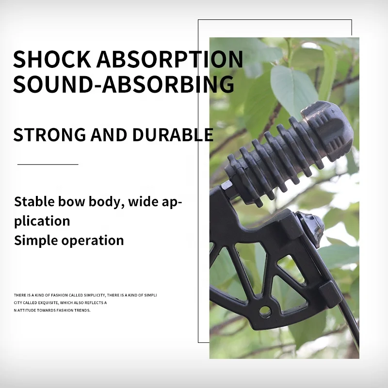 SPG Archery Compound Bow Stabilizer Short Rubber Hunting Training Practice Recurve Bows Risers Vibration Dampener Adapter