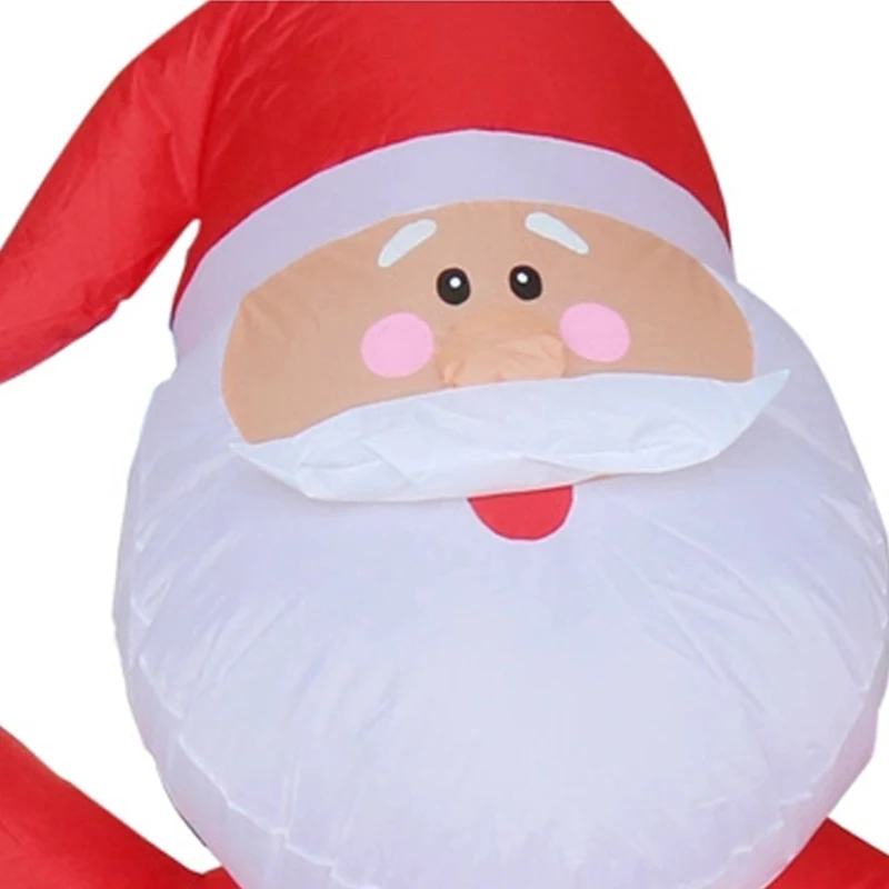 Оптовая продажа, рождественские надувные украшения для улицы, 7 футов, 2,1 м, Санта-Клаус