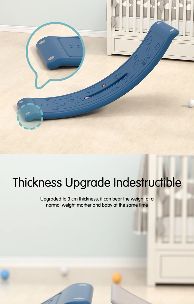 product children custom toddler toys plastic curvy trainer wobble surf yoga stability trainer kids balance board for fitness-7