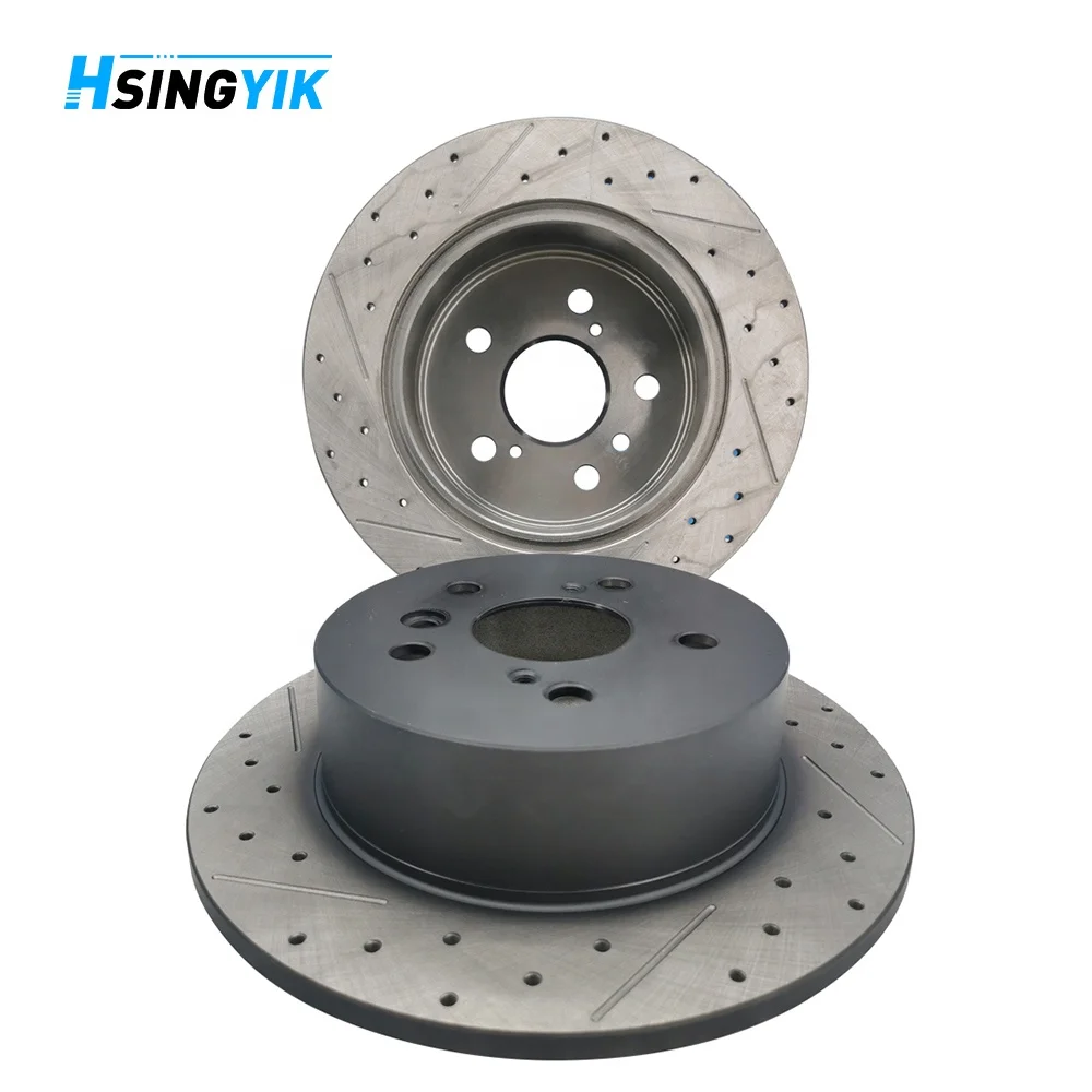 Kit De 4 Discos De Freno (delanteros Y Traseros) Para Toyota Prius, Prius Plug-in, Lexus CT200h - AM Autoparts