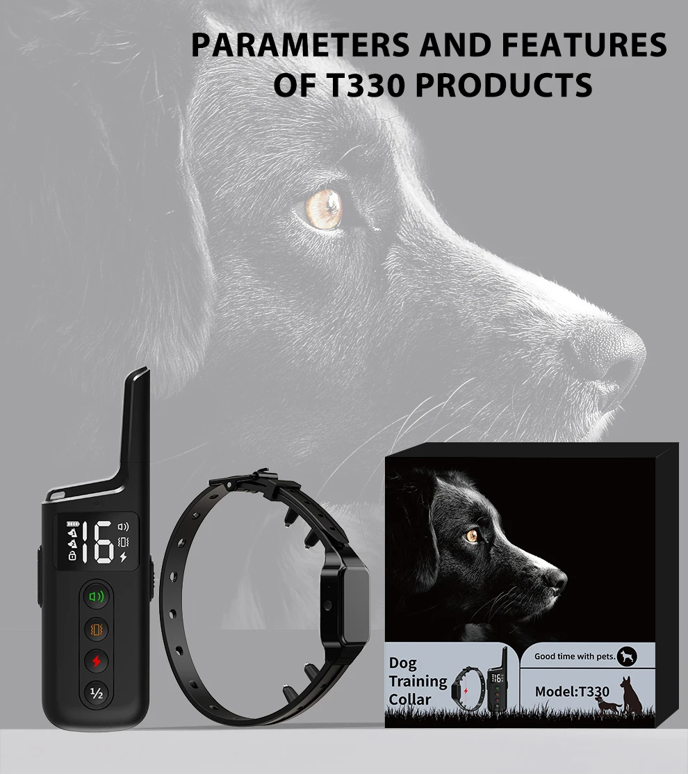 2 Dogs Shock Collar For Large Dog With Remote 1000ft 3 Training Modes