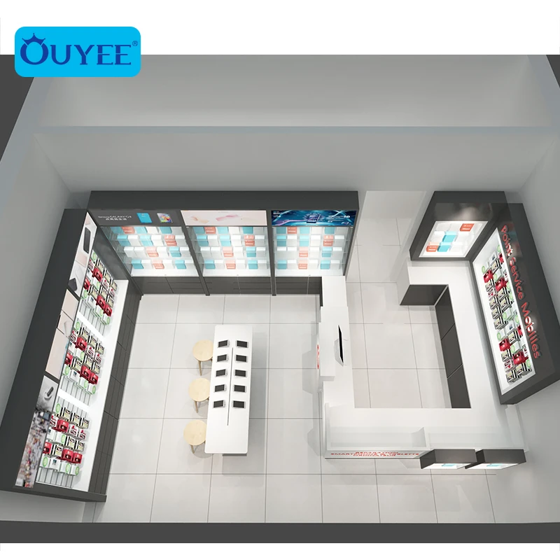 Interior Design Glass Mobile Counter Phone Sale Shop Counter Design For Mobile Phone Shop Decoration Ideas