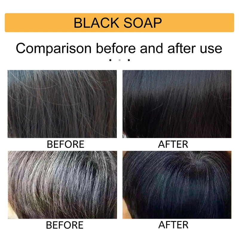 Jaysuing Polygonum Multiflorum bar Shampoo Grey Coverage 50g Jay Suing Black Soap Private Labeling African Black Soap