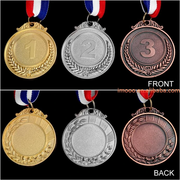 Gold Silver Bronze Medal Award Style Winner Awards for Kids and Adults School Office Games Sports Events jojofuny 3Pcs Award Medals with Neck Ribbon 1st 2nd 3rd Place 
