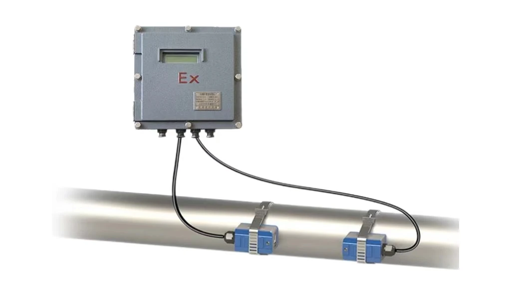 TSONIC Explosion Proof Ultrasonic Clamp on Liquid Control Flow Meter ...
