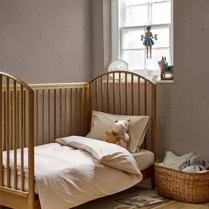 2026 New Arrival GOTS Eco Friendly Soft  100% French Linen Kids Baby Crib Bedding Sheet Set Duvet Cover Set with Pillow case