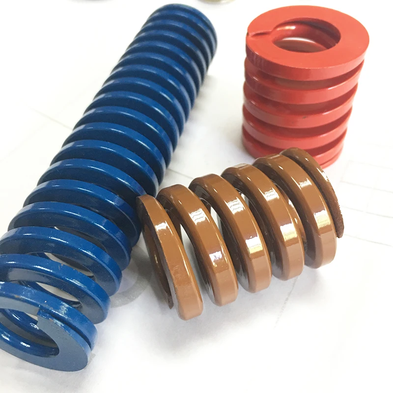 Customized Custom Rectangular Die Spring Linear Spring Plastic Coil Compression Precise Precision Die Spring