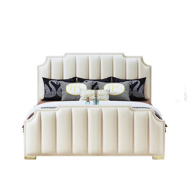 Foshan modern bedroom Furniture Soft Beds Design Apartment Furniture children bedroom set made in china